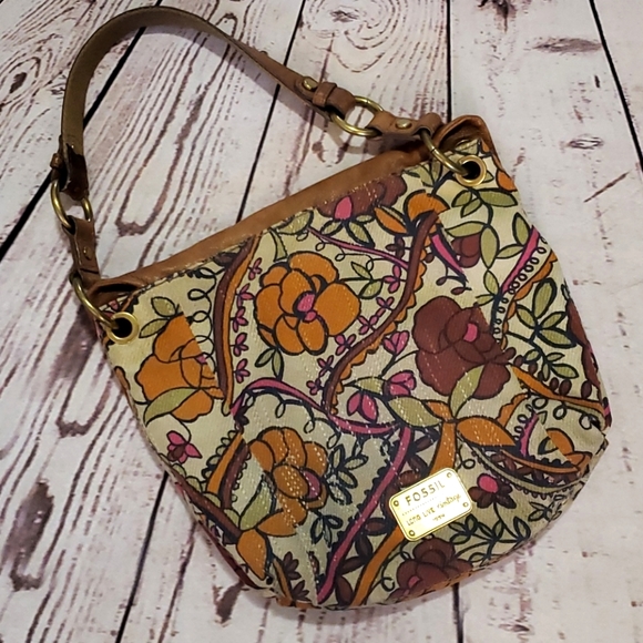 🌸FOSSIL LONG LIVE VINTAGE HANDBAG - Picture 2 of 15